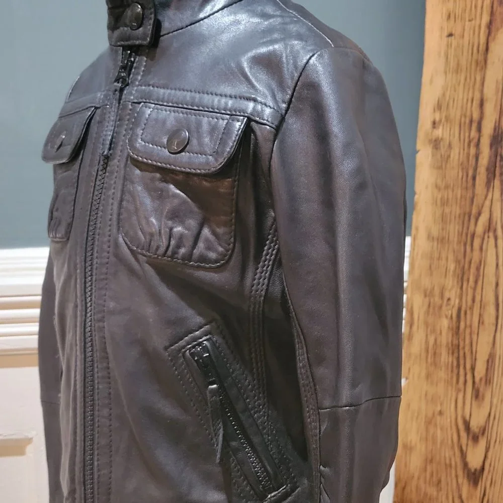 Vintage 77 Kids by American Eagle Genuine Leather Jacket
